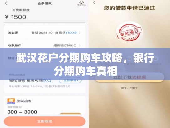 武汉花户分期购车攻略，银行分期购车真相