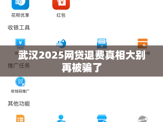 武汉2025网贷退费真相大别再被骗了
