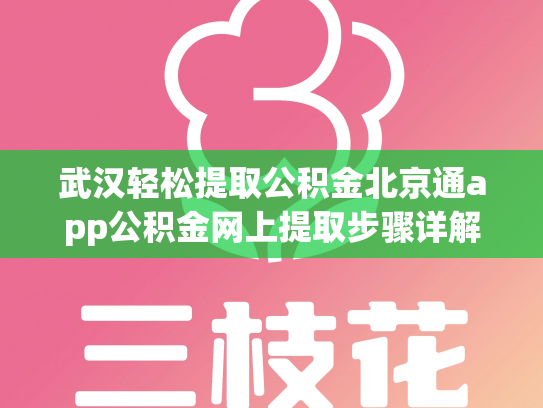 武汉轻松提取公积金北京通app公积金网上提取步骤详解