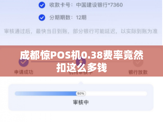 详细阅读:成都惊POS机0.38费率竟然扣这么多钱 成都惊POS机0.38费率竟然扣这么多钱