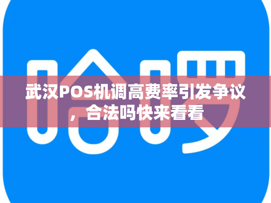 武汉POS机调高费率引发争议，合法吗快来看看