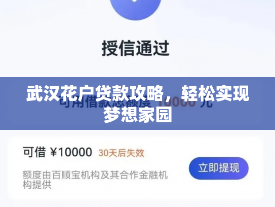 武汉花户贷款攻略，轻松实现梦想家园