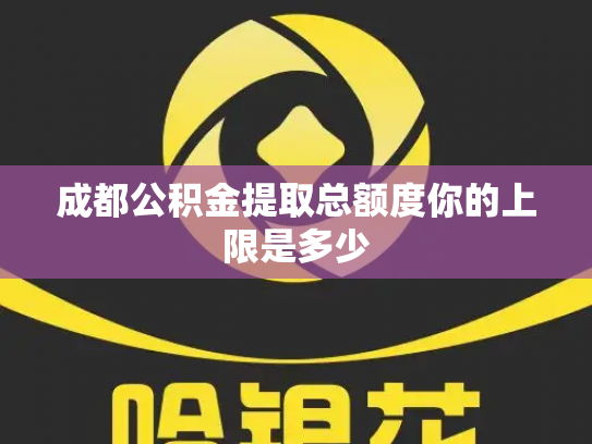 成都公积金提取总额度你的上限是多少