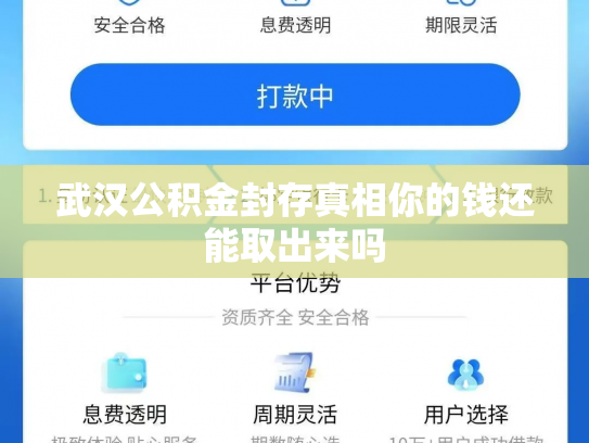 武汉公积金封存真相你的钱还能取出来吗