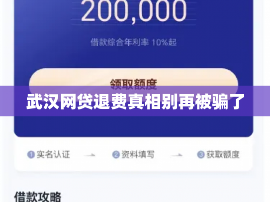 武汉网贷退费真相别再被骗了