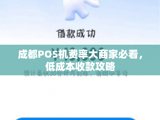 成都POS机费率大商家必看,低成本收款攻略
