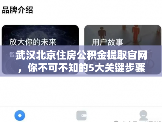 武汉北京住房公积金提取官网,你不可不知的5大关键步骤