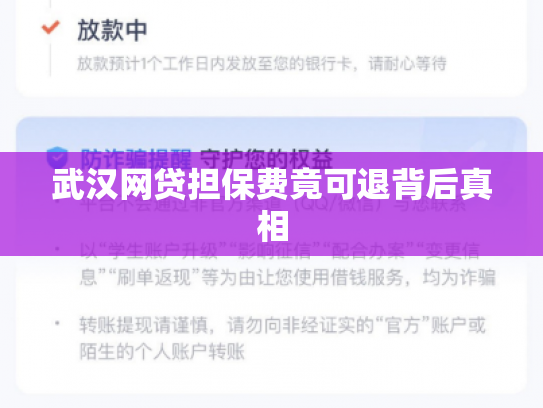 武汉网贷担保费竟可退背后真相