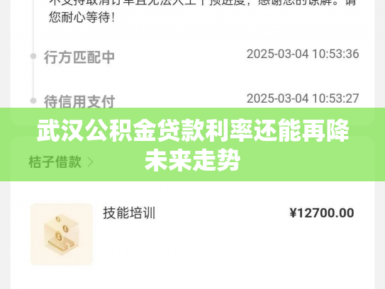 武汉公积金贷款利率还能再降未来走势