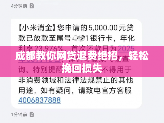 成都教你网贷退费绝招，轻松挽回损失