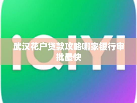 武汉花户贷款攻略哪家银行审批最快
