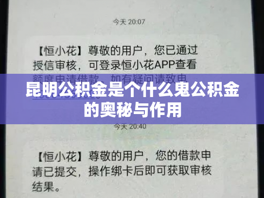 昆明公积金是个什么鬼公积金的奥秘与作用