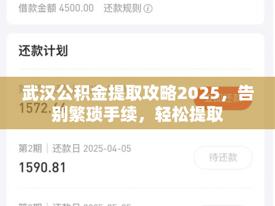 武汉公积金提取攻略2025，告别繁琐手续，轻松提取