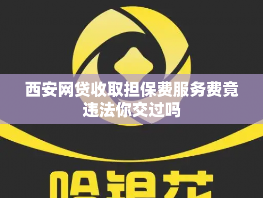 西安网贷收取担保费服务费竟违法你交过吗