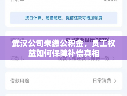 武汉公司未缴公积金，员工权益如何保障补偿真相
