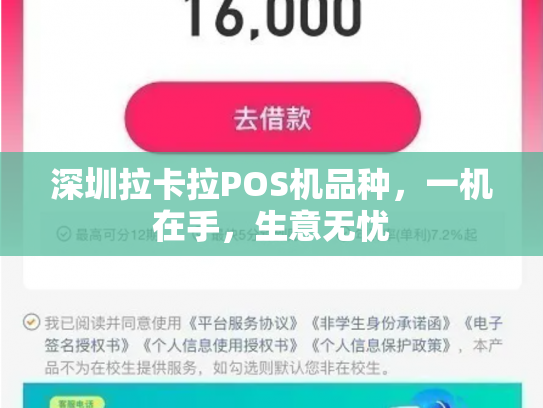 深圳拉卡拉POS机品种，一机在手，生意无忧