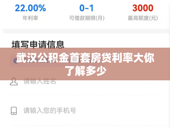 武汉公积金首套房贷利率大你了解多少