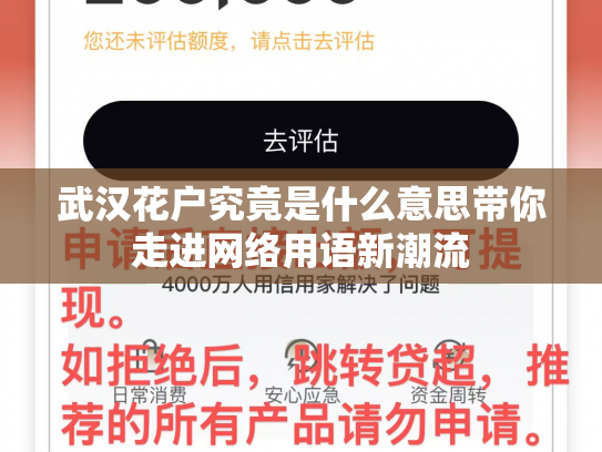 武汉花户究竟是什么意思带你走进网络用语新潮流