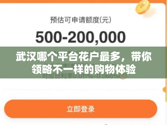 武汉哪个平台花户最多，带你领略不一样的购物体验
