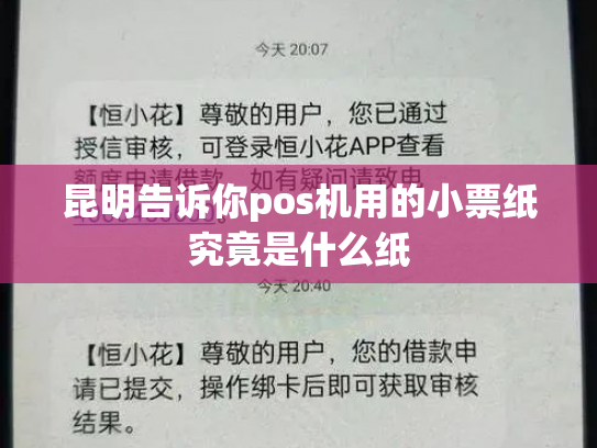 昆明告诉你pos机用的小票纸究竟是什么纸