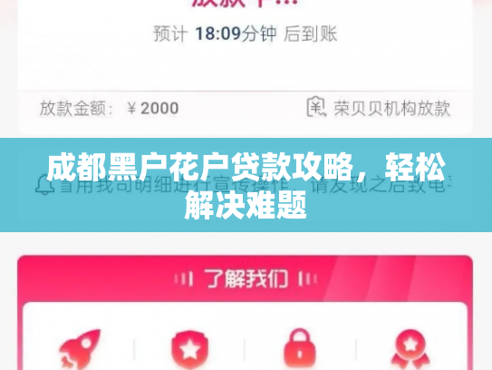 成都黑户花户贷款攻略，轻松解决难题