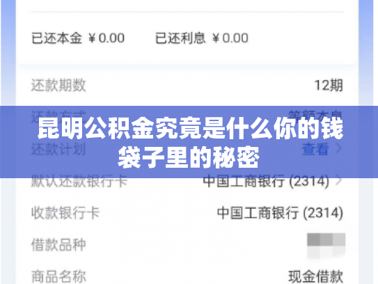 昆明公积金究竟是什么你的钱袋子里的秘密