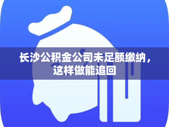 长沙公积金公司未足额缴纳，这样做能追回