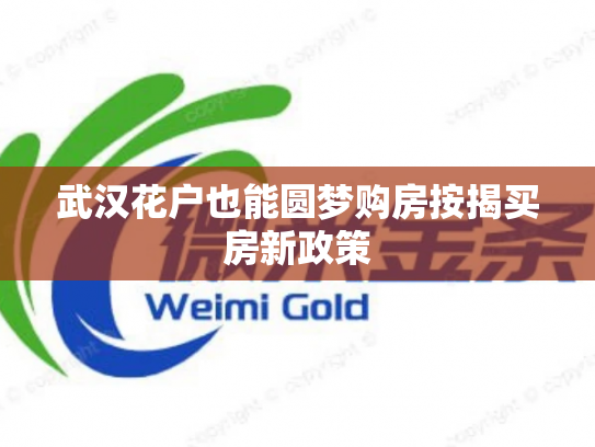 武汉花户也能圆梦购房按揭买房新政策