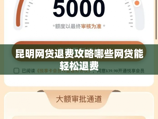 昆明网贷退费攻略哪些网贷能轻松退费