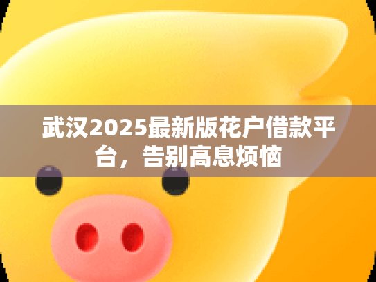武汉2025最新版花户借款平台，告别高息烦恼