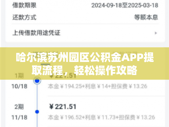 哈尔滨苏州园区公积金APP提取流程，轻松操作攻略