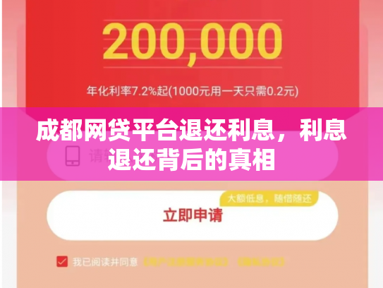 成都网贷平台退还利息，利息退还背后的真相
