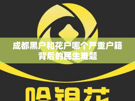 成都黑户和花户哪个严重户籍背后的民生难题