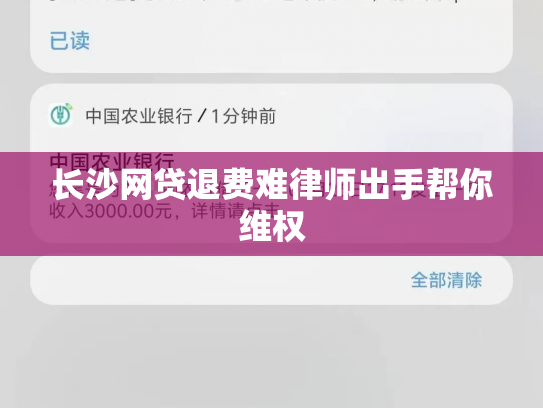 长沙网贷退费难律师出手帮你维权