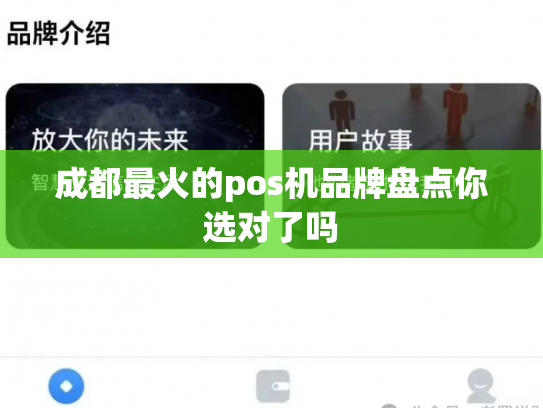 成都最火的pos机品牌盘点你选对了吗