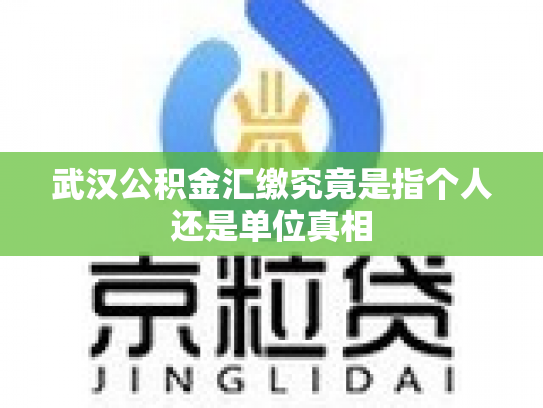 武汉公积金汇缴究竟是指个人还是单位真相