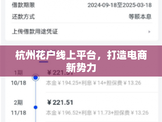 杭州花户线上平台，打造电商新势力
