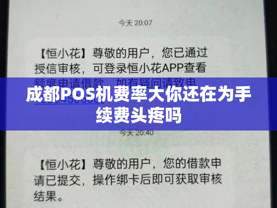 成都POS机费率大你还在为手续费头疼吗