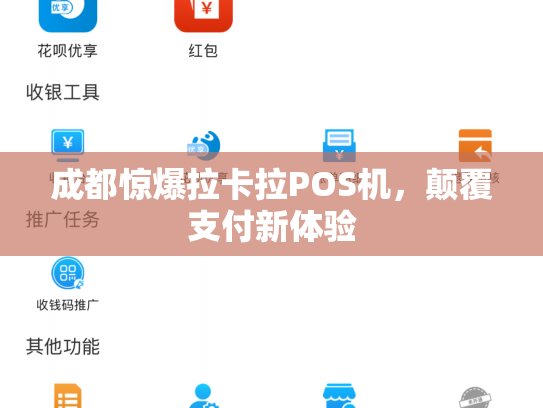 成都惊爆拉卡拉POS机，颠覆支付新体验