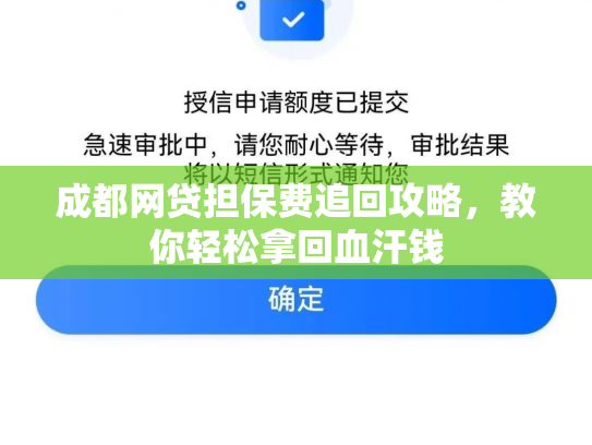 成都网贷担保费追回攻略，教你轻松拿回血汗钱