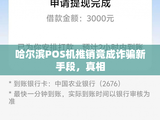 哈尔滨POS机推销竟成诈骗新手段，真相