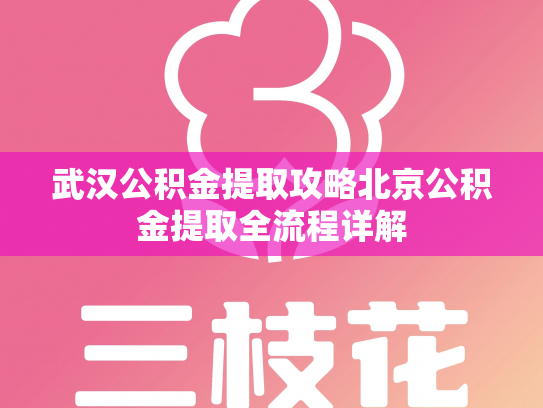 武汉公积金提取攻略北京公积金提取全流程详解