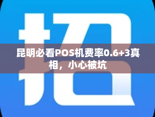 昆明必看POS机费率0.6+3真相，小心被坑