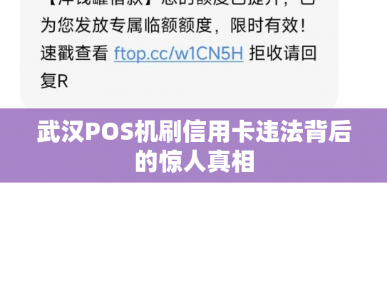 武汉POS机刷信用卡违法背后的惊人真相