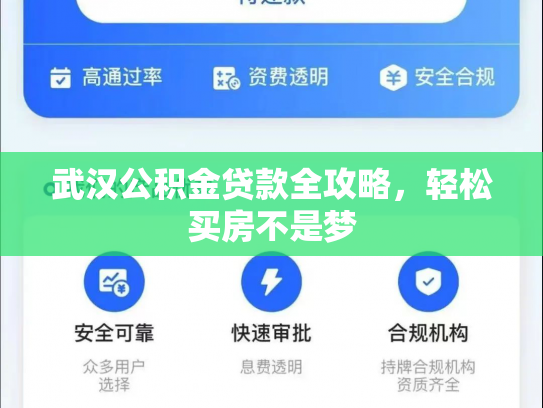 武汉公积金贷款全攻略，轻松买房不是梦