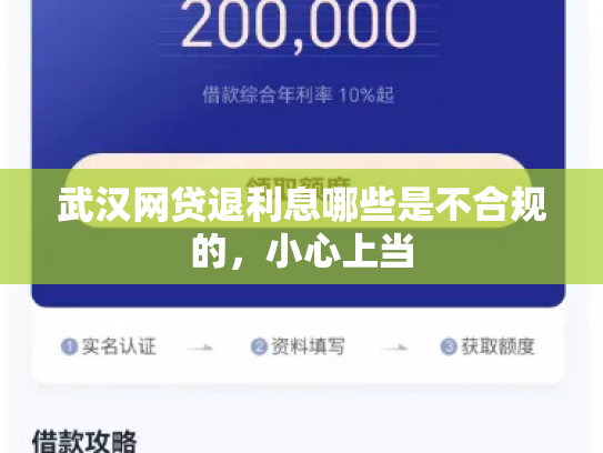 武汉网贷退利息哪些是不合规的，小心上当