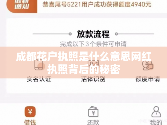 成都花户执照是什么意思网红执照背后的秘密