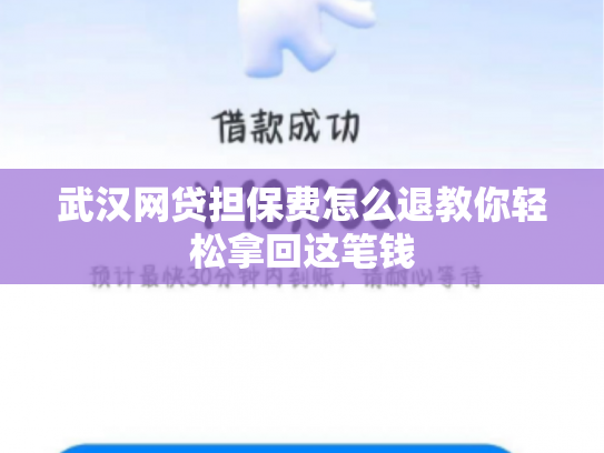 武汉网贷担保费怎么退教你轻松拿回这笔钱