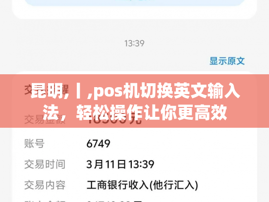 昆明,丨,pos机切换英文输入法，轻松操作让你更高效