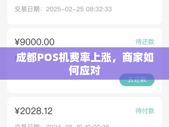 成都POS机费率上涨，商家如何应对